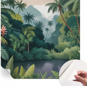 Fali fotótapéta Hálószobába Nappaliba Egzotikus táj 250x250 cm