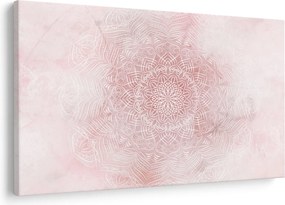 Kép - Rózsaszín mandala (90x60 cm)