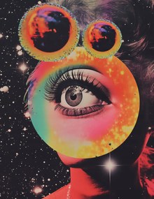 Poszter 50x65cm Szem az űrben