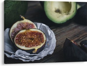 Füge és avokádó képe (70x50 cm)