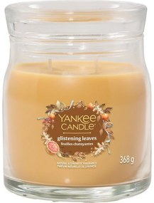 Yankee Candle Signature Glistening Leavesillatgyertya, közepes méretű, 368 g, M
