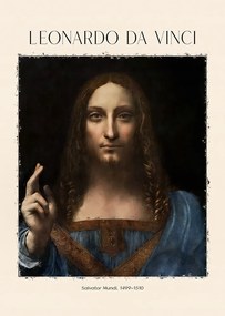 Leonardo Da Vinci Megváltó Poszter 100x70cm #407