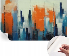 Fotótapéta Öntapadós Design Divatos Város absztrakt 416x254 cm