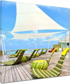 Vászonkép 60x60 Nyaralás a trópusokon