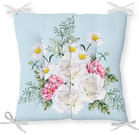 Spring Flowers pamut keverék székpárna, 40 x 40 cm - Minimalist Cushion Covers