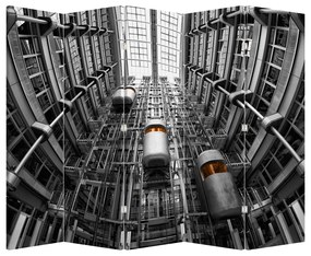 Paraván - Lift az épületben (210x170 cm)