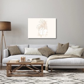 Kép - Line art monstera N⁰1 (70x50 cm)