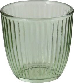LINEE üveg pohár 290ml, zöld