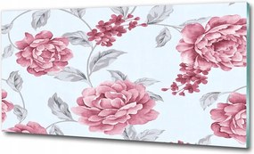 Fotó vászonkép edzett üveg Rózsa 100x70