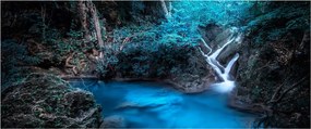 Kép - Varázslatos éjszaka egy trópusi erdőben (120x50 cm)