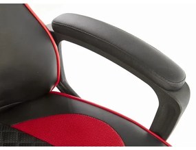 Irodai szék HELO fekete/piros