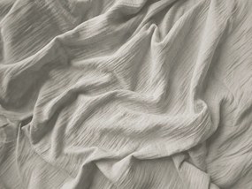 Muszlin ágyneműhuzat PURELY világosszürke Ágyneműhuzat mérete: 2 db 80 x 80 cm | 200 x 200 cm