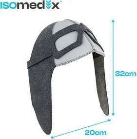 Filc szauna sapka - aviator Isomedix 26456