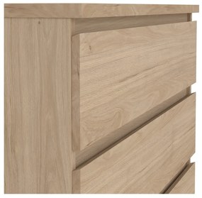 Natúr színű komód tölgyfa dekorral 77x111x50 cm Naia – Tvilum