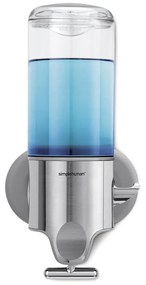 Ezüstszínű fali szappanadagoló rozsdamentes acélból 440 ml - simplehuman