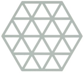 Triangles világosszürke szilikon edényalátét - Zone