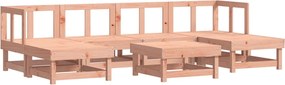 vidaXL 7 részes tömör duglászfenyő kerti ülőgarnitúra