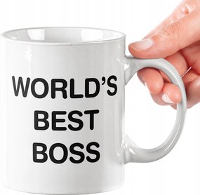 Bögre World Best Boss Kiváló Minőség Ajándék Szöveg