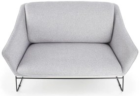 Világosszürke relax kétszemélyes fotel HAMAR 2 XL