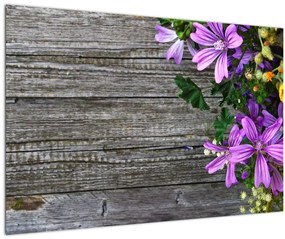 Kép - réti virágok (90x60 cm)