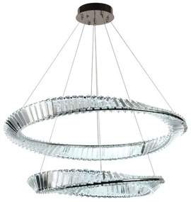 LED állítható fényerőjű csillár kábellel LED/90W/230V 3000-6500K króm DO-val