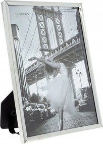 Fém képkeret 15x21 ezüst portré glamour