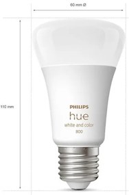 KÉSZLET 4x LED Dimmelhető izzó Philips Hue WACA E27/6,5W/230V 2000-6500K
