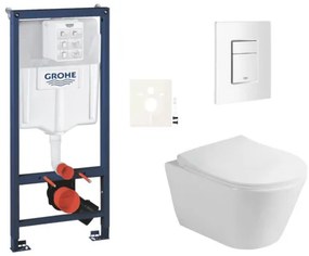Fali WC szett Glacera Ava előtétfalas szereléshez SIKOGRSAVASCSH0