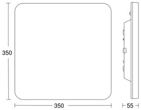 Steinel - LED Dimmelhető lámpa érzékelővel RSPROR30QplusSC 23,9W/230V 4000K
