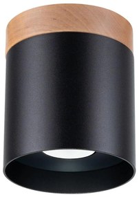 Sollux SL.1349 - spotlámpa RIF 1xGU10/10W/230V átm. 12 cm fekete