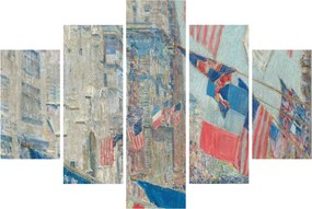Kép - Childe Hassam, Allies day, reprodukciók (150x105 cm)