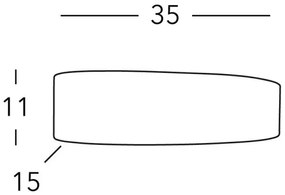 Kolarz 0286.61 - Fali lámpa DISCUS 1xG9/75W/230V