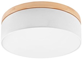 Brilagi - LED mennyezeti lámpa BELLADONNA 3xE27/15W/230V, 50 cm, fehér/fenyő 0518