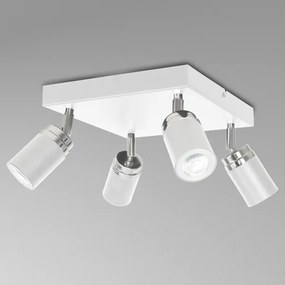 Spotlámpa RENO 4xGU10/8W/230V fehér/króm