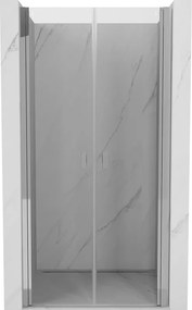 Mexen Mist 120 cm-es nyíló zuhanyajtó, átlátszó, króm - 8A7-120-000-01-00