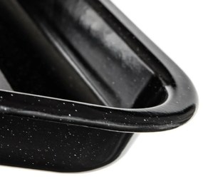 Banquet CULINARIA Black zománcozott sütőteps 42 x29 x 6 cm, L