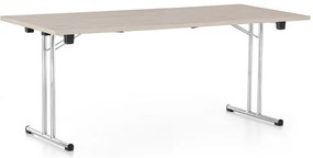 Összecsukható asztal 180 x 80 cm, tölgy