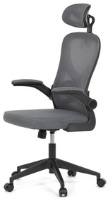 Irodai forgószék hintamechanikával, szürke kárpittal. KA-K2021 GREY