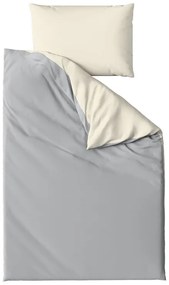 Pamut ágynemű MONOCHROMATIC krémszürke Ágyneműhuzat mérete: 70 x 90 cm | 140 x 200 cm