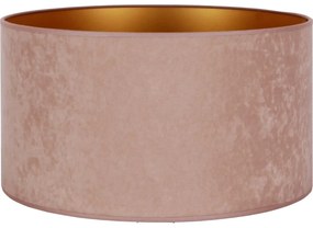Duolla Duolla - Univerzális lámpaernyő VELVET E27 átm. 35 cm rózsaszín/arany DU82573