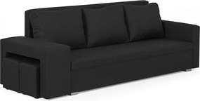 DOLAR II Háromszemélyes kinyitható kanapé Grafit