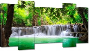 Festmények 120x65 Tájkép vízesés