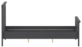 Szürke franciaágy 160x200 cm Paris – Tvilum