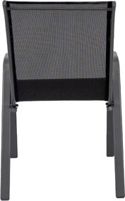 Como kerti szék, fekete