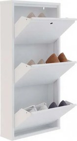 Locking 3 Piece Metal - White