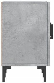 betonszürke szerelt fa TV-szekrény 150 x 30 x 50 cm