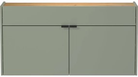 Zöld-natúr színű előszoba bútor Ameca – Germania