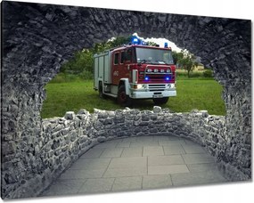 Vászonkép 90x60 Tűzoltóautó