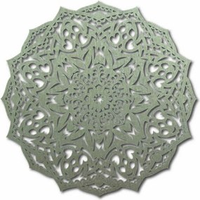 Fából készült mandala a falon - CIRCEL