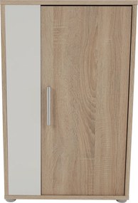 Nappali fal, tölgyfa sonoma/fehér, KEVIN